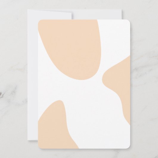 Schöne kleine Peanut Babydusche Einladung (Rückseite)