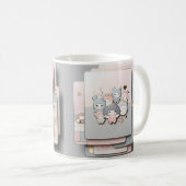 Schöne kleine Tasse, leicht in Weich-Rosa Kaffeetasse (VorderseiteRechts)