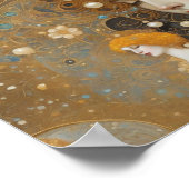 Schöne Klimt inspiriert Art 1, Donna von Rom Poster (Ecke)