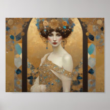 Schöne Klimt inspirierte Kunst, Donna von Rom, Gus