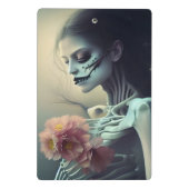 Schöne Knochen AI Generierte Kunst Mini Klemmbrett (Rückseite)