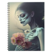 Schöne Knochen AI Generierte Kunst Notizblock (Vorderseite)