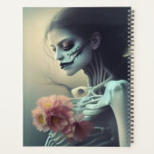 Schöne Knochen AI Generierte Kunst Planer (Rückseite)