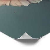 Schöne Knochen AI Generierte Kunst Poster (Ecke)