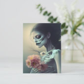 Schöne Knochen AI Generierte Kunst Postkarte (Stehend Vorderseite)