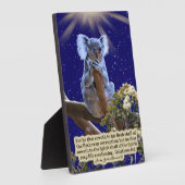 Schöne Koala Scripture Plaque Galatians 6:8 Fotoplatte (Seite)