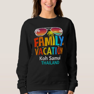 Schöne Koh Samui Insel passende Outfits Familie Sweatshirt