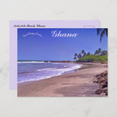 Schöne Kokrobite Beach Ghana Postkarte (Vorne/Hinten)