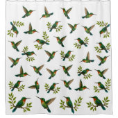 Schöne Kolibris Duschvorhang (Vorderseite)