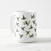Schöne Kolibris Kaffeetasse (Vorderseite Links)