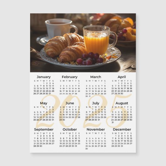 Schöne Konditorei. 2025 Magnetkarte (Vorderseite)