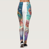 Schöne Königin Leggings (Rückseite)