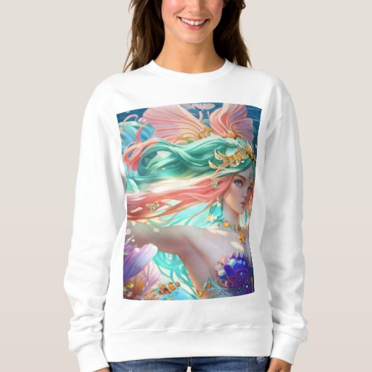 Schöne Königin Sweatshirt (Vorderseite)