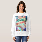 Schöne Königin Sweatshirt (Vorne ganz)