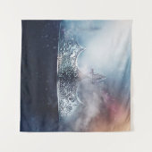 Schöne Königin und Königskrone Wandteppich (Vorderseite (Horizontal))