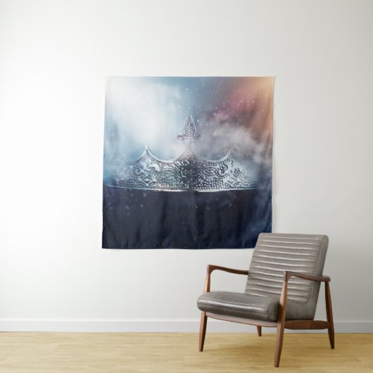 Schöne Königin und Königskrone Wandteppich (Beispiel)