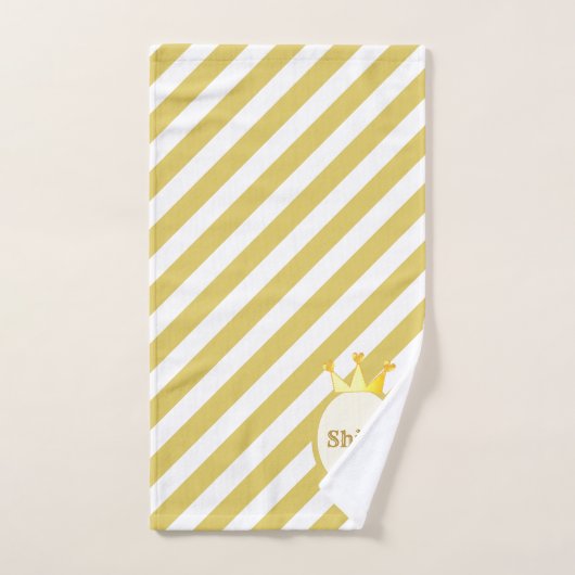Schöne Königskrone Badhandtuch Set (Handtuch)