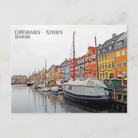 Schöne Kopenhagen/Nyhavn/Dänemark Postcard! Postkarte (Vorderseite)