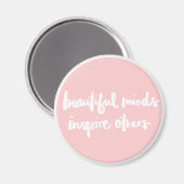 Schöne Köpfe inspirierte Menschen Inspiration Zita Magnet (Vorderseite/Rückseite)