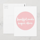 Schöne Köpfe inspirierte Menschen Inspiration Zita Postkarte (Vorne/Hinten)