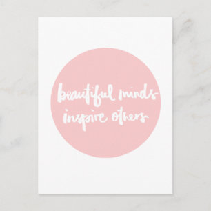 Schöne Köpfe inspirierte Menschen Inspiration Zita Postkarte