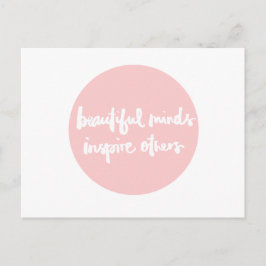 Schöne Köpfe inspirierte Menschen Inspiration Zita Postkarte