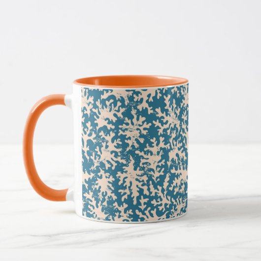 Schöne Korallenmuster Tasse (Links)