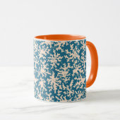Schöne Korallenmuster Tasse (VorderseiteRechts)