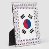 Schöne koreanische Flagge: Eine unendliche Kunst Fotoplatte (Seite)