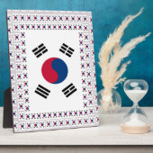 Schöne koreanische Flagge: Eine unendliche Kunst Fotoplatte (Seite)