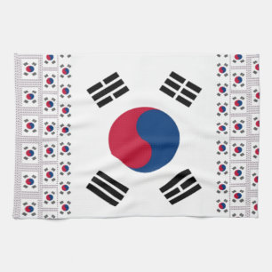 Schöne koreanische Flagge: Eine unendliche Kunst Handtuch