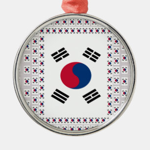Schöne koreanische Flagge: Eine unendliche Kunst Ornament Aus Metall