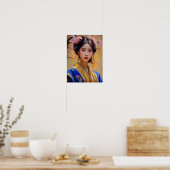 Schöne koreanische Lady Princess Poster (Küche)