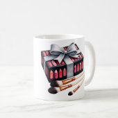 Schöne Kosmetik inspiriert Kaffeetasse (VorderseiteRechts)