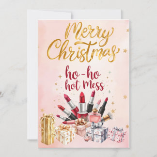 Schöne Kosmetik-inspirierte Grußkarte