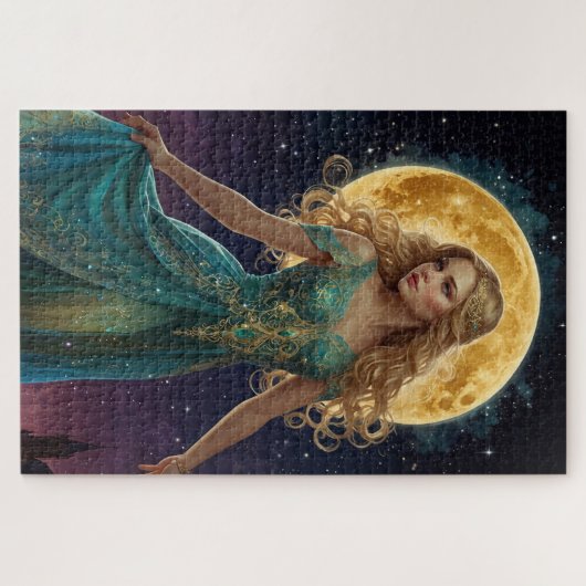 Schöne kosmische Göttin Puzzle (Horizontal)