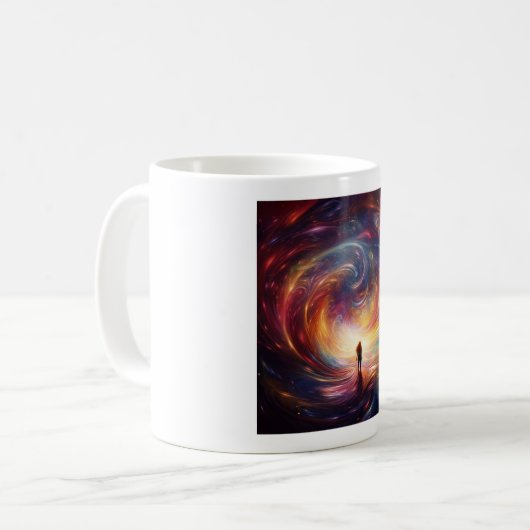 Schöne kosmische Tasse (Vorderseite Links)