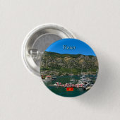 Schöne Kotor Bay in Montenegro Button (Vorne & Hinten)