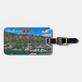 Schöne Kotor Bay in Montenegro Gepäckanhänger (Vorderseite horizontal)