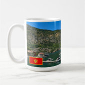 Schöne Kotor Bay in Montenegro Kaffeetasse (Links)
