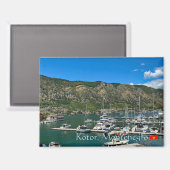 Schöne Kotor Bay in Montenegro Magnet (Vorderseite/Rückseite)