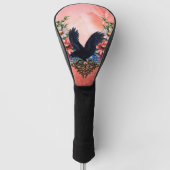 Schöne Krähe Golf Headcover (Vorderseite)