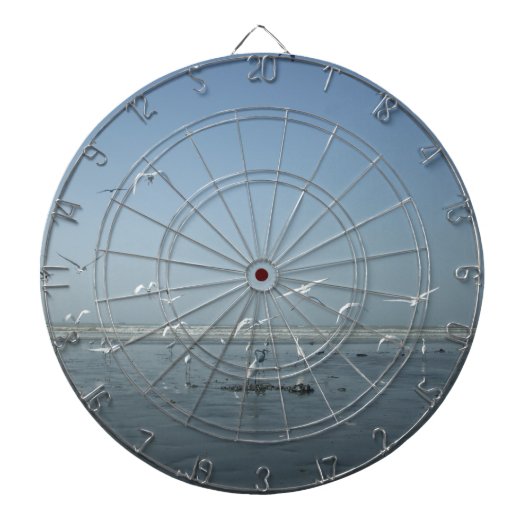 Schöne Krane, die über das Ballett der Natur flieg Dartscheibe (vorne)