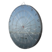 Schöne Krane, die über das Ballett der Natur flieg Dartscheibe (Vorderseite rechts)