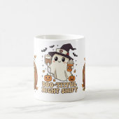 Schöne Krankenschwester-Geist-Kürbis-Nachtschicht- Kaffeetasse (Mittel)