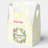 Schöne Kranz Rosa romantische Hochzeit Geschenkschachtel (Geöffnet)