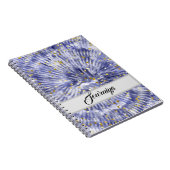 Schöne Krawatte und Farbmuster personalisiert Notizblock (Rechte Seite)