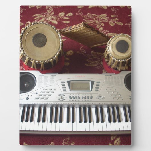 Schöne Kreative Ecke: Musikalisches Tapezierhaus Fotoplatte (Vorderseite)