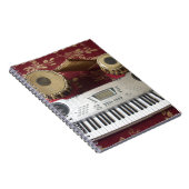 Schöne Kreative Ecke: Musikalisches Tapezierhaus Notizblock (Rechte Seite)