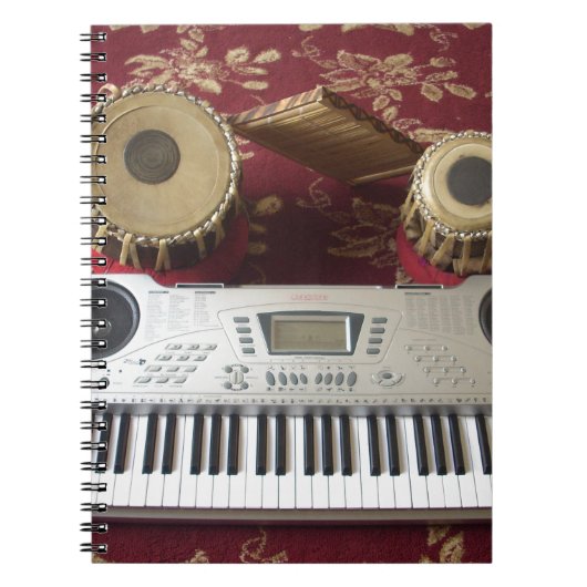 Schöne Kreative Ecke: Musikalisches Tapezierhaus Notizblock (Vorderseite)